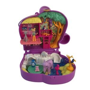 Polly Pocket Elephant Adventure Compact Playset Purple Jungle Safari 2020
